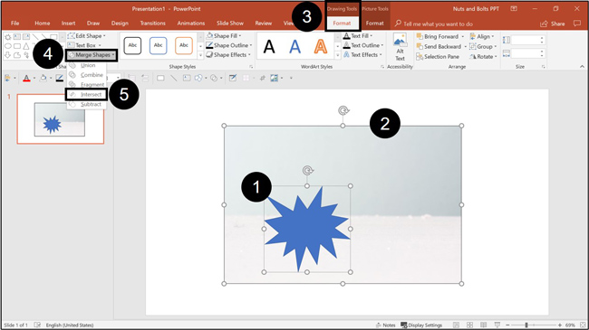 crop image in powerpoint for mac