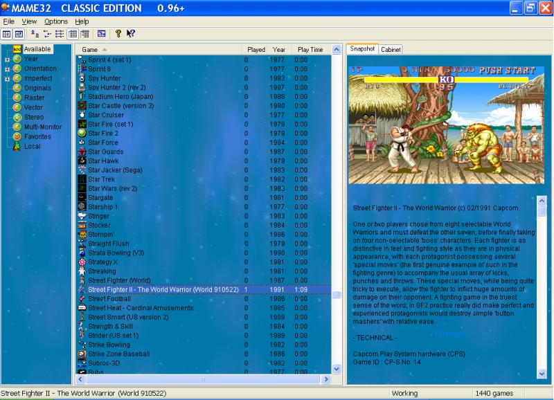 mame32 games full version for pc windows xp